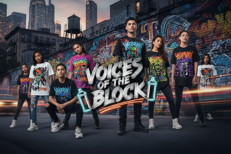 LaserKraft Designs Unveils “Voices of the Block” — A Bold New Streetwear Collection Celebrating Urban Culture