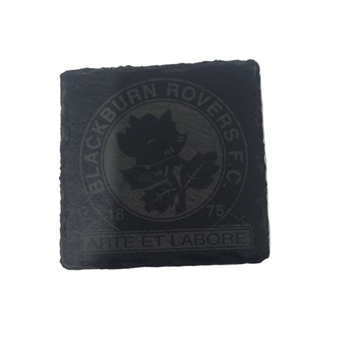 Slate Coaster with 'Blackburn Rovers FC' logo 