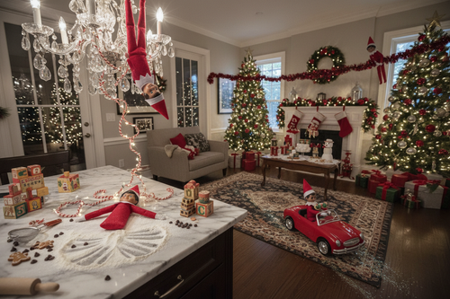 elf on the shelf ideas image